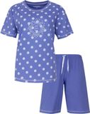 Irresistible Dames Shortama - Korte Mouwen - Blauw - Maat S