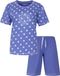 Irresistible Dames Shortama - Korte Mouwen - Blauw - Maat S