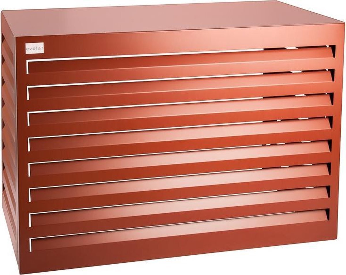 Evolar Evo-cover Airco Buitenunit Omkasting - Steenrood - Medium 800 x 1100 x 550 MM