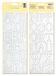 Ursus 62700001 - Blanco chipboard, 2 vellen ca. 12 x 30,5 cm, letters