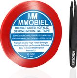 MMOBIEL 2mm Dubbelzijdige Montage Tape Acryl Tape 25m Weerbestendig Verwijderbaar (ROOD)