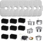 Petlibro 8 paires de filtres pour fontaine à eau pour chat