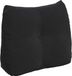 vidaXL Coussin de dossier velours noir 60 x 24 x 50 cm