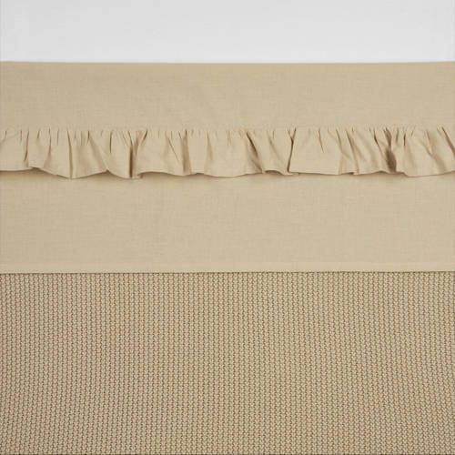 Meyco Baby Wiegdeken Ruffle 75x100 Sand