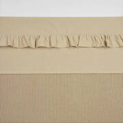 Meyco Meyco baby wieglaken Ruffle 75x100 Sand