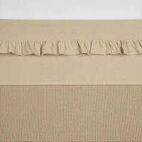 Meyco Meyco baby wieglaken Ruffle 75x100 Sand