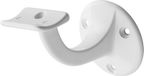 Hermeta Leuninghouder 65mm - Rond zadel wit