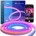 Lepro AI Neon ledstrip, 6 m, ledstrip met app-, muziek- en spraakbesturing