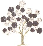 Mauro Ferretti Panneau mural Albero Purpy