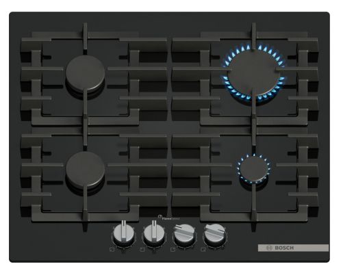 Bosch Serie 6 PPP6A6I40 Zwart Ingebouwde Gaskookplaat 60 cm 4 zones