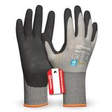 Gebol Master Flex, 1 paar werkhandschoenen voor heren met PU-nitril coating & Sandy Finish, dermatologisch getest, naadloos, ademend voor montage en mechanica, XL (maat 10)