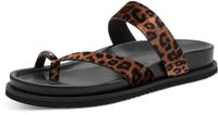 Tamaris - Dames - Muiltjes - Bruin - Panterprint - Textiel - Kittenhak - 37