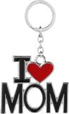 New Age Devi - Sleutelhanger - I Love MOM - Zilverkleurig