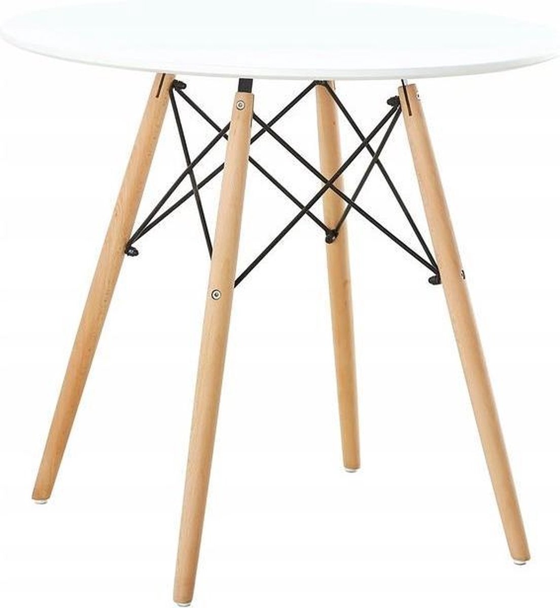 Viking Choice Hoge ronde salontafel - 60 cm diameter - wit