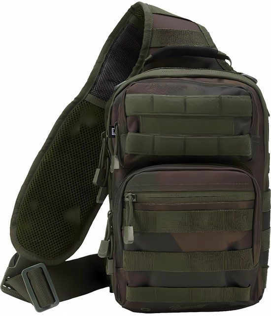 Brandit - US Cooper Sling Medium Rugzak - Donkergroen