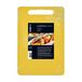 Chef Aid Gele Poly Snijplank, multifunctioneel anti-slip oppervlak, gemakkelijk schoon te maken en vaatwasmachinebestendig met handvat, 35x25cm, Andere kleuropties beschikbaar