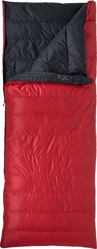 LOWLAND OUTDOOR Ranger Lite Donzen Slaapzak - 0°C - Rood - 210x80cm