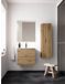 Saniclass Prime Balance Badkamermeubelset - 60x55x45cm - Rustiek Eiken