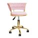 Chaise de bureau pivotante avec réglage en hauteur pour bureau à domicile