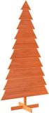 vidaXL Kerstboom - 180 cm - Massief Grenenhout - Wasbruin