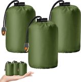 Sac de bivouac sans marque, sac de couchage d'urgence ultra-léger : 3 pièces couverture d'urgence, imperméable, couvertures de sauvetage de premiers secours, sac de couchage d'urgence de survie