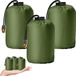Sac de bivouac sans marque, sac de couchage d'urgence ultra-léger : 3 pièces couverture d'urgence, imperméable, couvertures de sauvetage de premiers secours, sac de couchage d'urgence de survie