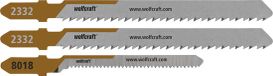wolfcraft Decoupeerzaagbladen voor Parket - 3 stuks