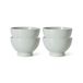 HKLIVING set de 4 bols en grès Farmhouse ceramics Ø11 cm - bleu clair