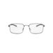 Tag Heuer TH50025U Lunettes Grises Rectangulaires pour Homme 55mm