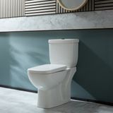 Hudson Reed Easton Toilet Duoblok Moderne avec abattant Soft-Close et bouton de chasse d'eau Noir
