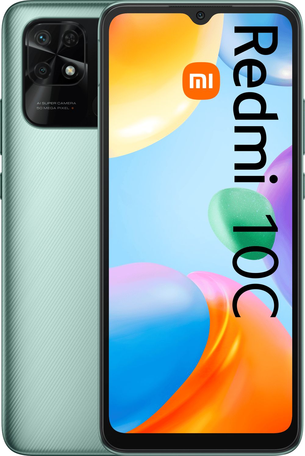 Xiaomi Redmi 10C - 6.7" - 64GB - 3GB RAM - Mint Green