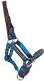 Pagony Deluxe Touwhalster - Maat: Mini Shetl - Blauw - Nylon