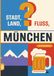 Stadt, Grübelgold Stadt, Land, Fluss, München Paperback