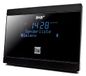 Dual DAB 2 A digitale radio-adapter met afstandsbediening (LCD-display, DAB(+)/FM-tuner, alarmfunctie), zwart