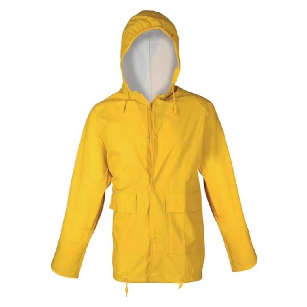 Fortis Asatex PU regenjack geel maat M