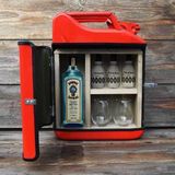 DESIGNED BY MAN MikaMax Jerrycan Gin Bar 20L - Rood - Staal