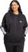 Adidas Sportswear Essentials 3-Stripes Full-Zip Fleece Hoodie Dames Zwart
