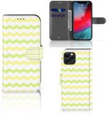 B2Ctelecom Apple iPhone 11 Pro Telefoon Hoesje Waves Yellow