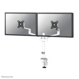 Neomounts DS60-425WH2 Monitorarm - White - Dual Monitor Desk Mount - 17-27"