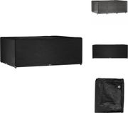 vidaXL Tuinmeubelhoes - Zwart - Rechthoekig - 278x204x105 cm