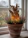 Omgoods - Weihnachtsdekoration: Reh aus Edelstahl für Garten oder Fenster