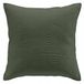 Douceur d'intérieur Decoratieve kussenhoes 40x40 cm met bladerenpatroon - Groen