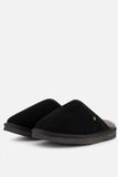 Warmbat Classic Slipper Black Heren Slippers - Maat 45 - Unisex - zwart/grijs