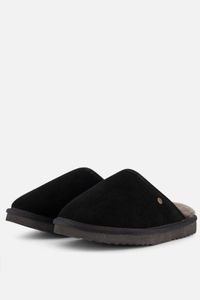 Warmbat Classic Slipper Black Heren Slippers - Maat 45 - Unisex - zwart/grijs