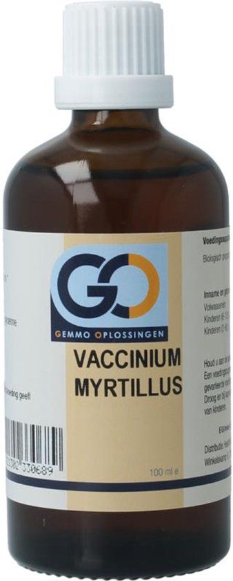 GO Gemmo Oplossingen GO - Vaccinium myrtyllus BIO - 100 milliliter