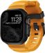 Nomad Rocky Point Bracelet de montre / Matériel Noir 45/46/49mm – 100% Étanche – Rainures de ventilation pour la respirabilité – Compatible avec Apple Watch Ultra & Ultra 2 et 10 à SE - Jaune