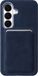 Rosso Avanti Hoesje Geschikt voor Samsung Galaxy S26 Plus met Magnetische Kaarthouder | Compatibel met MagSafe / Qi2 | Echt Italiaans Alcantara | Back Cover en Wallet | Blauw