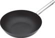 Wok antiadhésif professionnel - compatible induction - 30 cm - acier au carbone