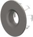 IVY Sanibell IVY Overloopring - Geborsteld Metal Black PVD