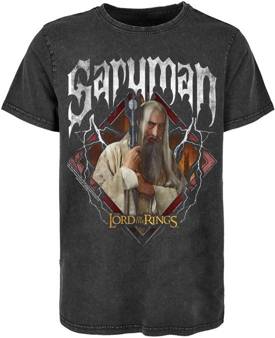 The Lord Of The Rings Saruman Band Heren T-shirt - zwart - S